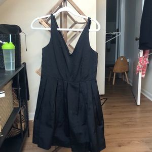 Cute flared mini dress with pleats.